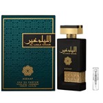 Lattafa Asdaaf Al Laila Ghair - Eau De Parfum - Muestra de Perfume - 2 ML